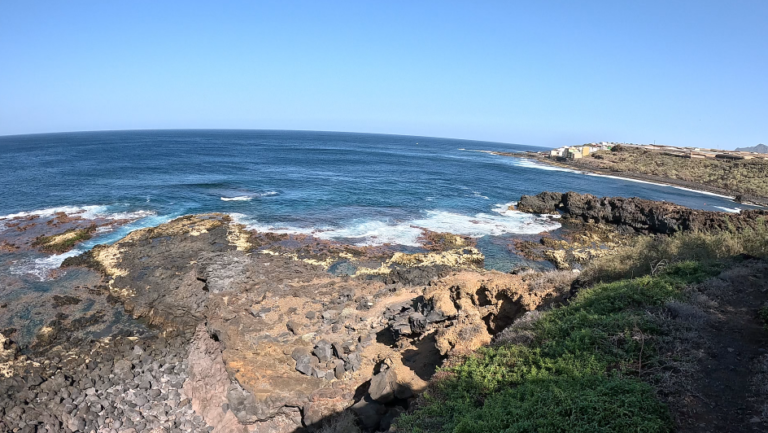 Charco de Las Mujeres en la Costa de El Apio en La Barranquera